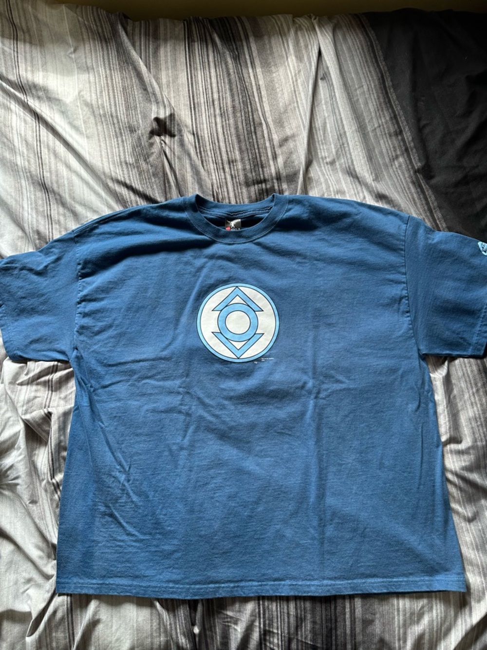 Vintage DC Comics Green Lantern Corps Indigo Symbol T-Shirt Size 3XL
